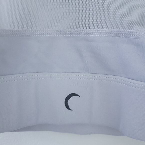 Zyia Active All Star "One More Rep" Sports Bra White/Light Gray Medium (34A-36C) - Picture 5 of 7